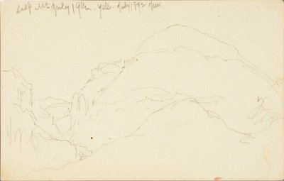 Sulphur Mountain, Yellowstone by Thomas Moran