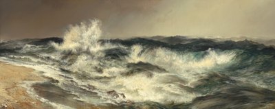 The Much Resounding Sea by Thomas Moran