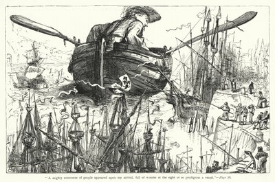 Illustration for Gulliver’s Travels by Jonathan Swift by Thomas Morten