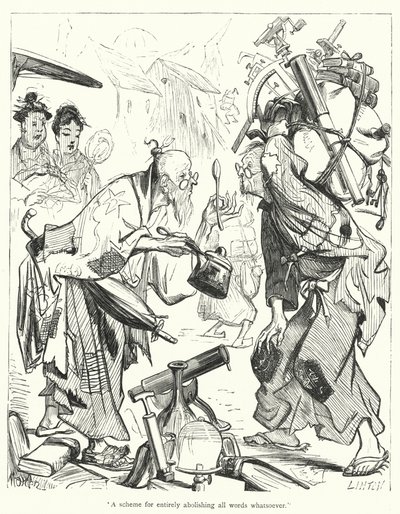 Illustration for Gulliver’s Travels by Jonathan Swift by Thomas Morten