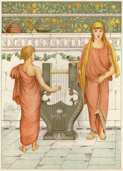 Perseus and the music lesson by Thomas Ralph Spence