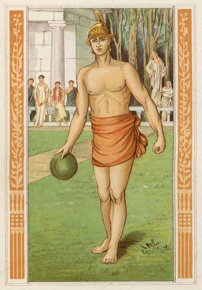 Perseus Conquering at the Games at Larissa by Thomas Ralph Spence