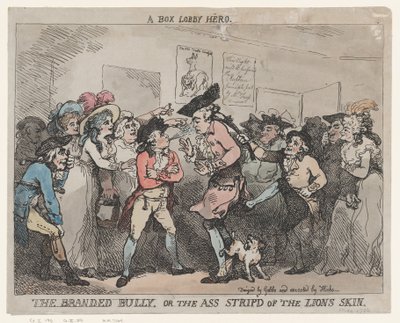 A Box Lobby Hero, The Branded Bully, or The Ass Stripped of the Lion