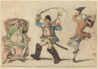 A Frenchman in November by Thomas Rowlandson