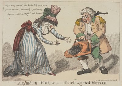 A Lying-In Visit or a Short-Sighted Mistake by Thomas Rowlandson
