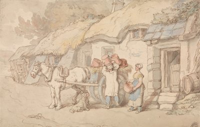 A Potter Going Out by Thomas Rowlandson