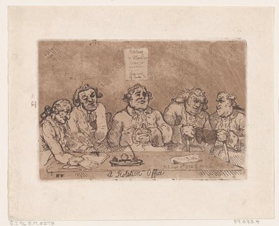 A Rotation Office, June 8, 1774 by Thomas Rowlandson