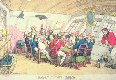 A Snug Cabin or Port Admiral by Thomas Rowlandson
