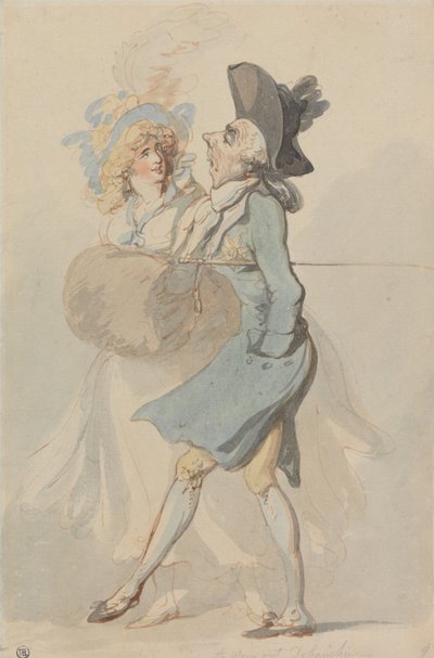 A Worn Out Debauchee by Thomas Rowlandson