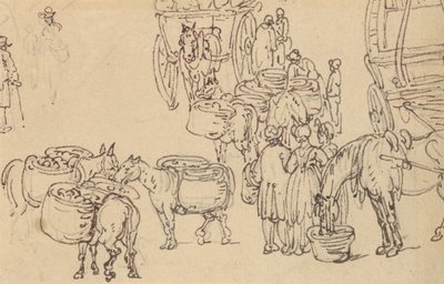 Album Drawing by Thomas Rowlandson