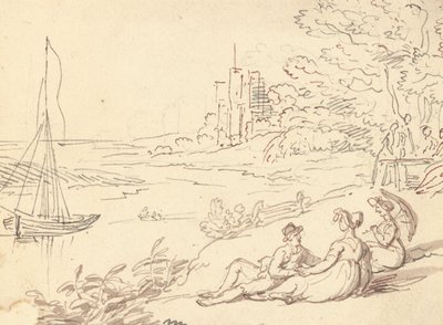 Album Drawing by Thomas Rowlandson