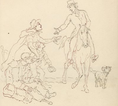 Album Drawing by Thomas Rowlandson