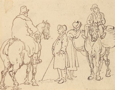 Album Drawing by Thomas Rowlandson