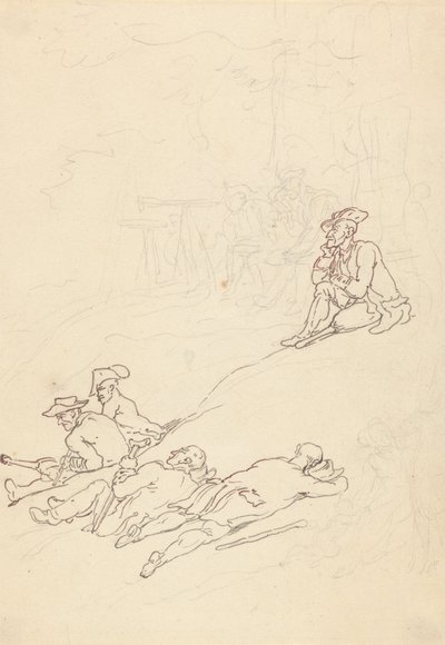 Album Drawing by Thomas Rowlandson