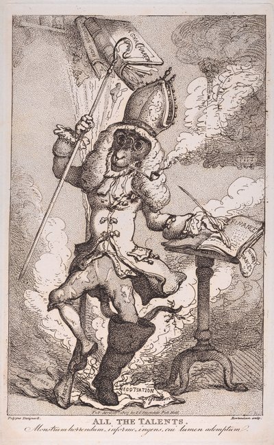 All the Talents, April 18, 1807 by Thomas Rowlandson