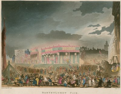 Bartholomew Fair by Thomas Rowlandson