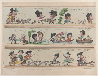 Borders for Rooms & Screens, Plate 7 by Thomas Rowlandson
