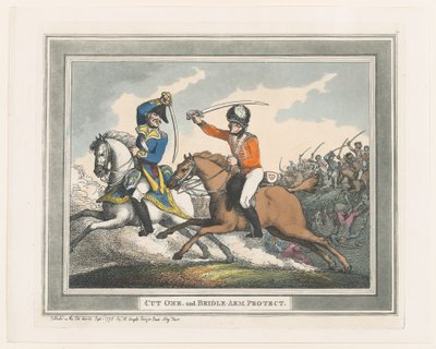 Cut One and Bridle Arm Protect by Thomas Rowlandson