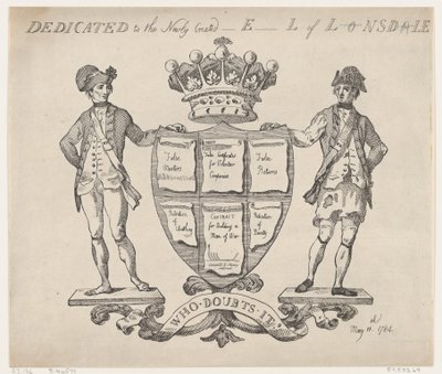 Dedicated to the Newly Created Earl of Lonsdale by Thomas Rowlandson