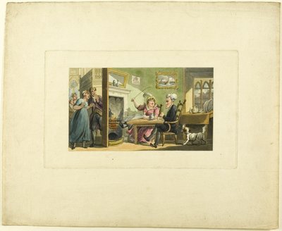 Doctor Syntax Returned from His Tour by Thomas Rowlandson