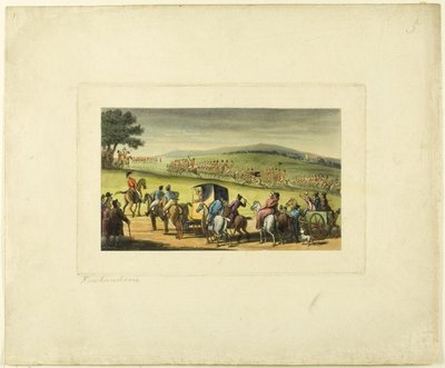 Doctor Syntax at a Review, from The Tour of Doctor Syntax by Thomas Rowlandson