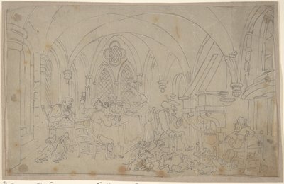 Dr. Syntax and the Superannuated Fox Hunters by Thomas Rowlandson