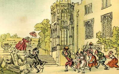 Dr Syntax and the Bees by Thomas Rowlandson