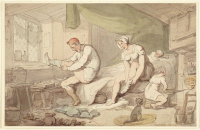 Dressing Scene by Thomas Rowlandson