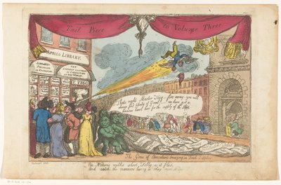 Display of Publisher Thomas Tegg in London by Thomas Rowlandson