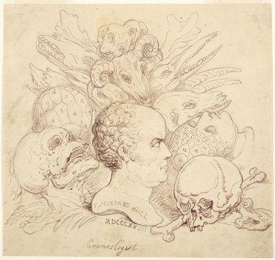 F. Josephus Gall, Craniologist by Thomas Rowlandson
