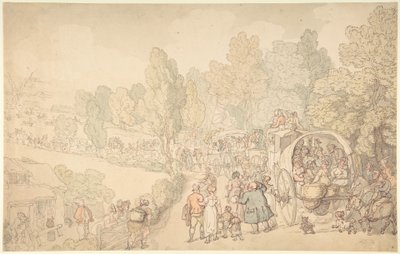 Fairlop Fair, Essex by Thomas Rowlandson
