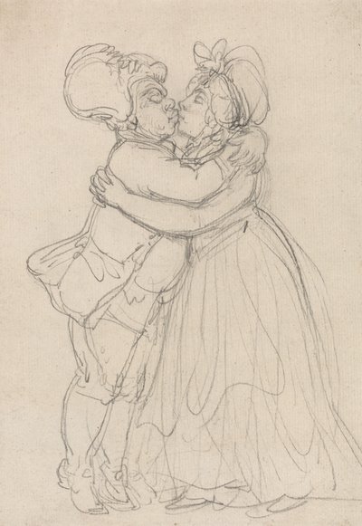 Forgiving Lovers by Thomas Rowlandson