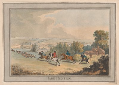 Hare Hunting by Thomas Rowlandson