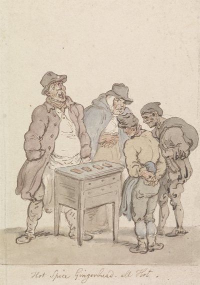 Hot Spice Gingerbread, All Hot by Thomas Rowlandson