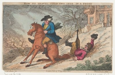 How to Travel Upon Two Legs in a Frost by Thomas Rowlandson