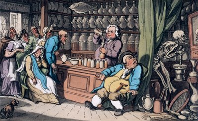 I have a secret art to cure Each malady which men endure by Thomas Rowlandson