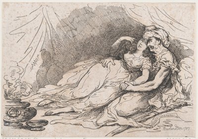 Love in the East by Thomas Rowlandson
