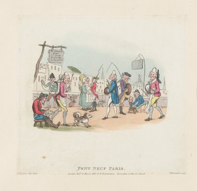 Pont Neuf, Paris, May 1, 1803 by Thomas Rowlandson