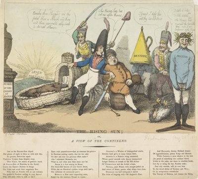 Rising Sun over Europe, 1809 by Thomas Rowlandson