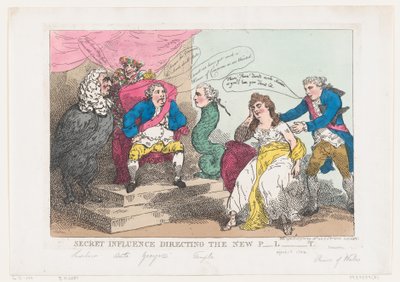 Secret Influence Directing The New Parliament, May 18, 1784 by Thomas Rowlandson