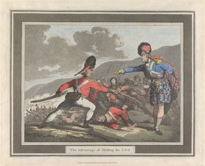 The Advantage of Shifting the Leg by Thomas Rowlandson
