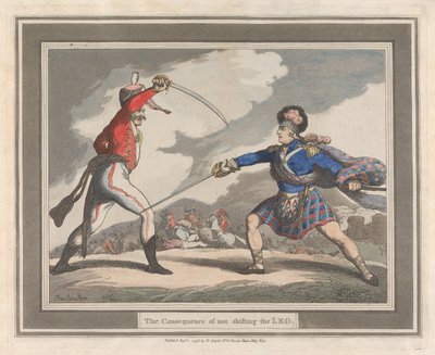 The Consequence of not Shifting the Leg by Thomas Rowlandson
