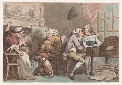 The Detection by Thomas Rowlandson