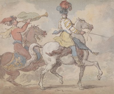 The Heralds by Thomas Rowlandson