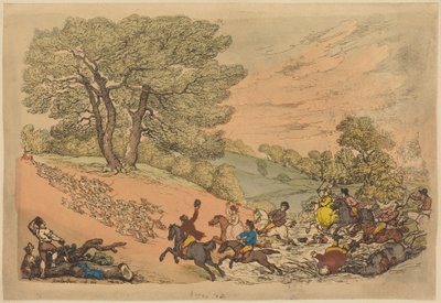 The Hunt by Thomas Rowlandson