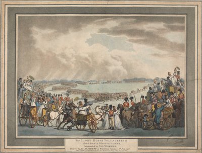 The Light House Volunteers of London and Westminster by Thomas Rowlandson