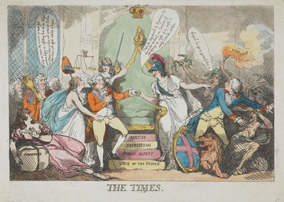 The Times by Thomas Rowlandson