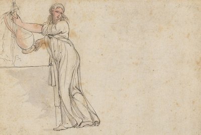 Woman at a Well by Thomas Rowlandson