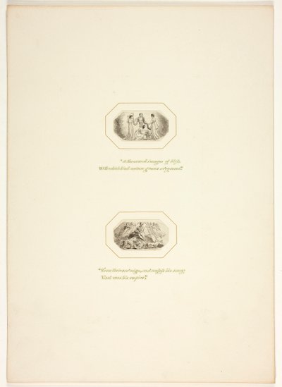 Study for a Plate from The Task by Thomas Stothard