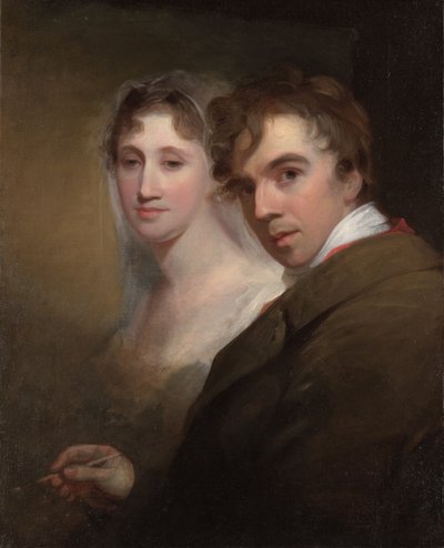 Self-Portrait of the Artist Painting His Wife (Sarah Annis Sully) by Thomas Sully